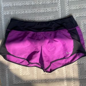 Nike Dri-Fit Running Shorts, Purple, Medium